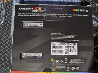 G.Skill Trident Z5 Neo RGB 6400 CL32 32GB (2x16GB) AMD EXPO - 2