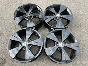 ORIGINAL ŠKODA OCTAVIA 3 DISKY 5x112 R16 BLACK - 2