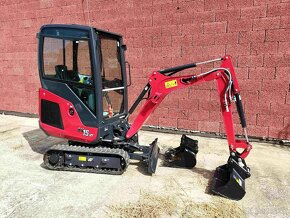 Pásové rypadlo Yanmar SV15VT minibager (1,7ton) záruka - 2