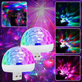 LED Disco gula - 2