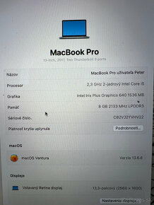 MacBook Pro 13 i5 2017 - 2