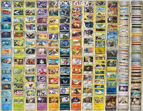 Pokemon Karty 200ks + V/Vmax Karta(Giga) - 2