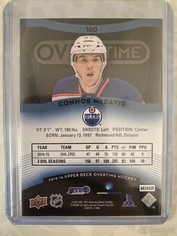 Karticky Connor McDavid rookie nhl - 2