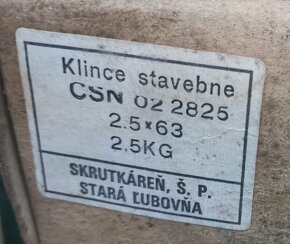 Predam stavebne klince - 2