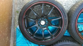 5x112 5x100 r17 ADVAN RACING dvojrozteč - 2