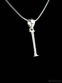 Valentínsky darček - strieborný náhrdelník - nový - - 2
