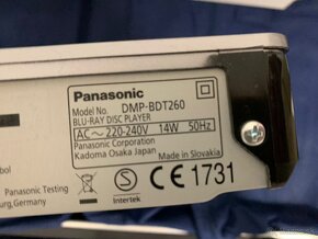 Predám Panasonic DVD & Blu-Ray Player DMP-BDT260 - 2