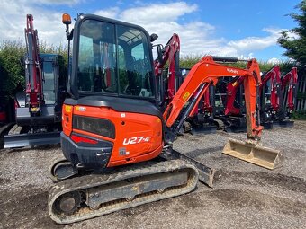 Kubota u27-4 / mini bager 2400 hodin - 2