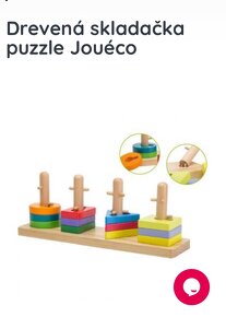 Drevená skladačka puzzle Joueco - 2