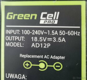 Power adapter GreenCell (HP comp.) 7 mm jack - 2