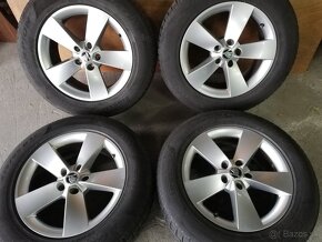 17" Alu kolesá 5x112 na Kodiaq + zimné pneumatiky 215/65 r17 - 2