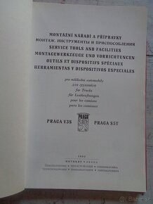 PRAGA - V3S,S5T (1962) - montazna prirucka - TOP STAV - 2