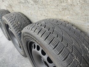 5x112 R16 plechy so zimnými pneu cena 120eur - 2