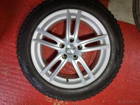 Hliníkové disky Prime Twin Silver + zimné pneu 215/55R17 - 2