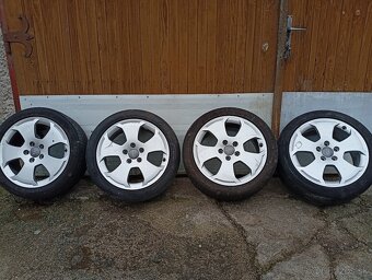 Predám elektróny R17 5x112 letné gumy - 2