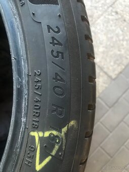 Letne Michelin 245/40 R18 - 2