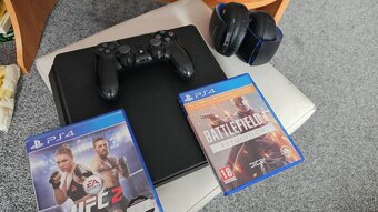 Sony Playstation 4 slim 500GB + hry - 2