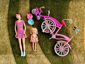 Dvojbicykel + barbie sestry PC 31,40 - 2