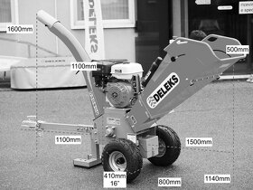 Štiepkovač benzínový DELEKS DK-800-B&S - 2