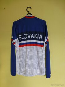 Pánsky cyklistický dres s dlhým rukávom Slovakia M - 2