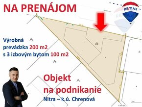 Prenájom podnikateľského objektu s 3 izb. bytom v Nitre EXKL - 2