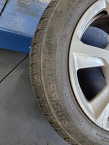 Predam disky a zimné pneumatiky 205/55 R16 audi - 2