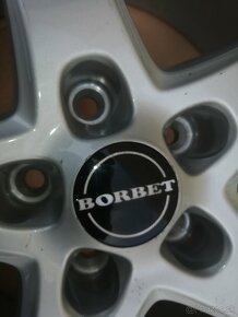 Borbet F (BS) 7x17 5x114,3 ET40 strieborný lak - 2