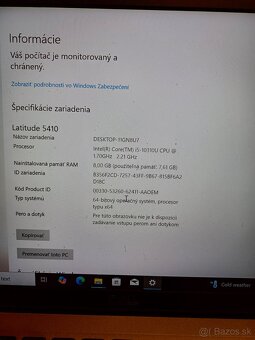 predám notebook Dell Latitude 5410 - 2