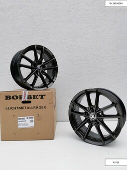 Nové Borbet Alu disky Skoda 7x17 ET 40 5x112 R17 1256 - 2