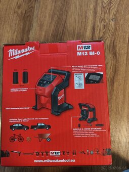 MILWAUKEE M12™ Aku kompaktný kompresor M12BI-0 - 2