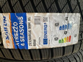 Pneumatiky 215/60R16 cela sada celoročné - 2