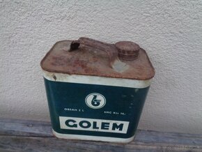 GOLEM - plechovica od oleja pre zberatela , 1lt. - 2