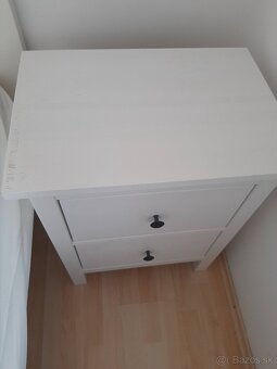 predám skrinku HEMNES IKEA biela 2 zásuvky - 2