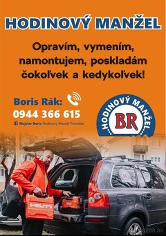 Hodinový manžel Prievidza 0944 366 615 - 2