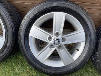 Orig.skoda Alu Disky letné 5x112 ET48 205 55 16  Audi  VW - 2