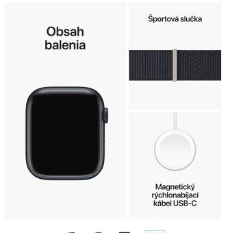 Apple Watch Series 9 GPS 45 mm temne atramentový hliník - 2