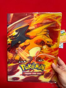 Pokémon album veľký A4 Charizard 3D + 20ks kartičky - 2