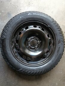 Zimné 185/60 r15 na diskoch 5x100 Škoda - 2