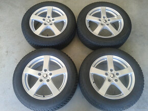 Zimne ALU 5x112 R16 6,5J ET46 DEZENT SKODA - 2