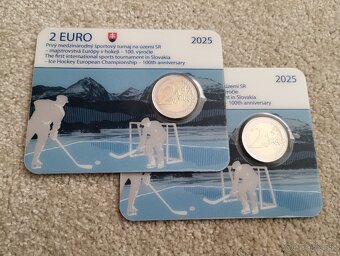 Zberateľská karta/ Coincard 2€ Prvý medzinárodný turnaj - 2