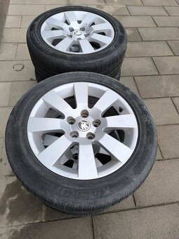 Hliníkové disky 205/55R16 superb , octavia a pod. - 2