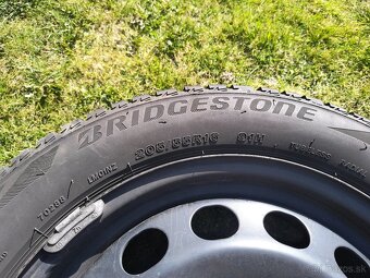 205/55R16 Bridgestone Blizzak LM001 na plechových diskoch - 2