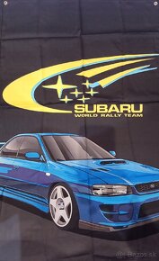 Vlajka Subaru Impreza WRX STI - 2