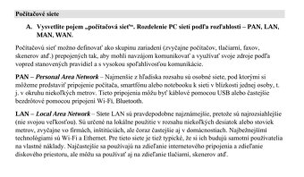 Maturitné témy z informatiky (INF) - 2