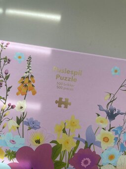 Puzzle – 500 dielikov s kvetinovým motívom - 2