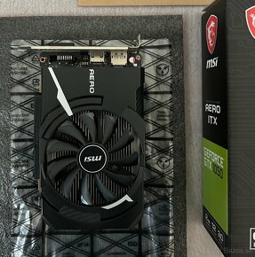 Predám grafickú kartu MSI GTX 1050 AERO ITX 2G OCV1 - 2