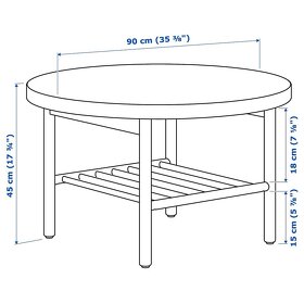 Konferenčný stolík ikea LISTERBY - 2