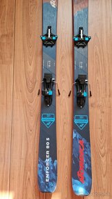 Juniorsky /damsky skialp set 150cm, super stav - 2