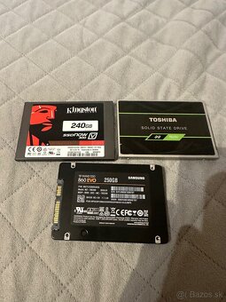 SSD 250GB, 240GB 2,5” Sata - 2