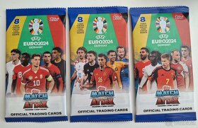 20 + 3 gratis balicky futbalovych kariet EURO 2024 TOPPS - 2